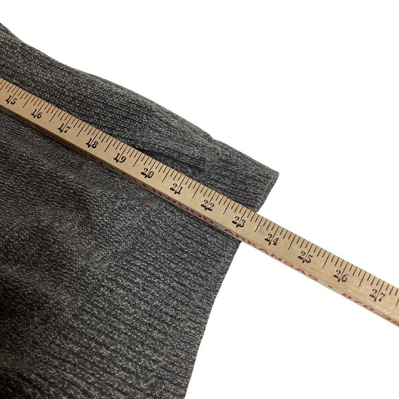 IZOD‎ Mens Quarter-Zip Sweater M Gray Cotton Blend Knit Casual Classic - Picture 9 of 9